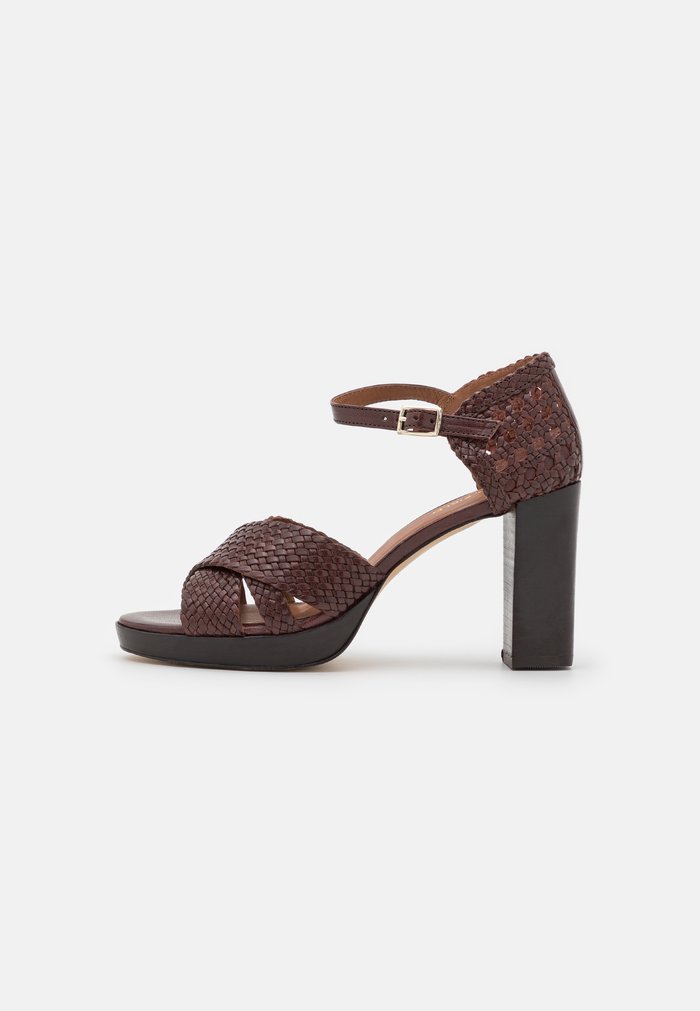 Sandales Anna Field High Marron Femme | OAB-4371720